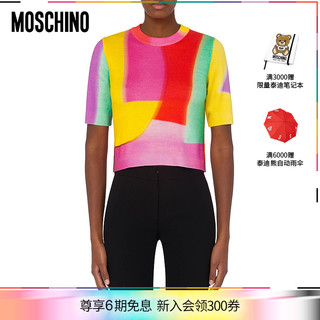 Moschino/莫斯奇诺 22早秋 女士 Projection Print美利奴羊毛上衣