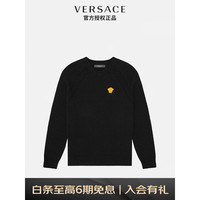 VERSACE 范思哲 奢侈品男装男士MEDUSA刺绣套头衫1003702-1A02749-1B000-54黑色54
