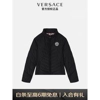 VERSACE 范思哲 奢侈品女士MEDUSA羽绒夹克女装1003473-1A02290-2B070-36黑色 彩色36