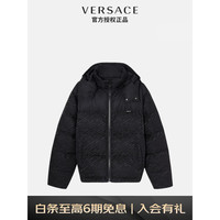VERSACE 范思哲 22早秋 奢侈品男士LAGRECA羽绒夹克1003636-1A02841-1B000 48 黑色