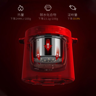 小米有品 URBAN SPLASH智能低糖电饭煲家用多功能电饭锅2L 养生米汤分离减糖34%
