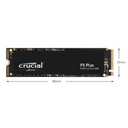 Crucial 英睿达 P3 Plus M.2 NVMe 固态硬盘 2TB