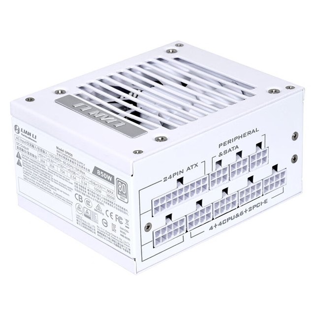 LIAN LI 联力SP850 金牌（90%）全模组SFX电源850W 白色【报价价格评测