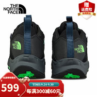 TheNorthFace北面跑步鞋男鞋官方旗舰2022春夏新款潮流轻便缓震网面透气越野运动鞋4MBW 4MBWKT0/黑色 40.5