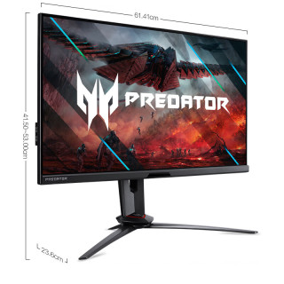 acer 宏碁 XB273U KF 27英寸 IPS FreeSync 显示器(2560×1440、300Hz、90%DCI-P3、HDR600、Type-C 65W)