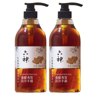 六神 生姜健发养护洗发水 750ml*2