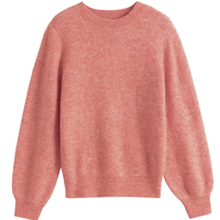 FANSILANEN 范思蓝恩 女士圆领毛衣 213216 橘红色 L