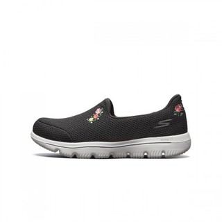 SKECHERS 斯凯奇 Go Walk Evolution Ultra 女子休闲运动鞋 15749/BKW 黑色/白色 39
