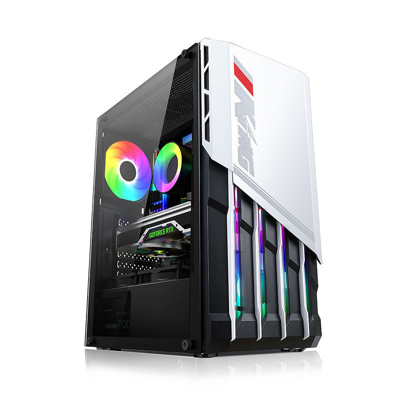 AMD 五代锐龙版 组装电脑（黑色、500GB SSD、锐龙R5-5600、RTX 3060 12G 16GB）
