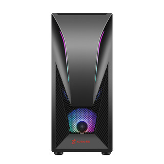 KOTIN 京天 D55 十二代酷睿版 组装电脑（黑色、512GB SSD、酷睿i5-12400F、GTX 1650 4G、16GB）