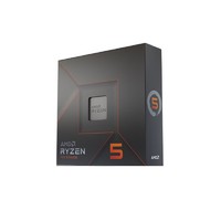 AMD 锐龙 R5-7600X 盒装CPU处理器（ 6核12线程、4.7GHz）