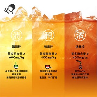 喜茶暴柠茶450ml*12瓶茶饮料柠檬茶低糖微涩混合口味