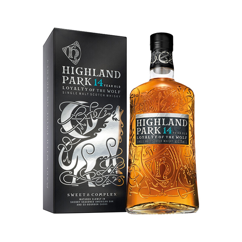 Highland Park 高原骑士 14年 忠诚的狼 单一麦芽 苏格兰威士忌 42.3%vol 1L 礼盒装