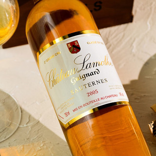 Chateau Lamothe Guignard 拉莫特齐格诺酒庄 苏岱甜型白葡萄酒 2005年 750ml