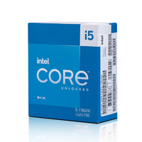 intel 英特尔 酷睿 i5-13600K 盒装CPU处理器（14核20线程、5.1Ghz、LGA1700）