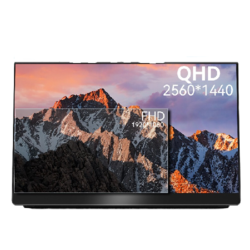 EHOMEWEI Q1g 15.6英寸 IPS G-sync FreeSync 显示器（2560×1440、240Hz、96I-P3）