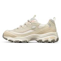 有券的上：SKECHERS 斯凯奇 D'Lites 1.0 女子休闲运动鞋 149238/NAT 自然色 37