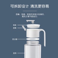 CHAHUA 茶花 油壶自动开合玻璃厨房装油罐壶家用酱油瓶醋瓶抗菌防漏倒油瓶