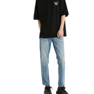 JACK&JONES 杰克琼斯 男士牛仔长裤 222232004 浅牛仔蓝 XSRW