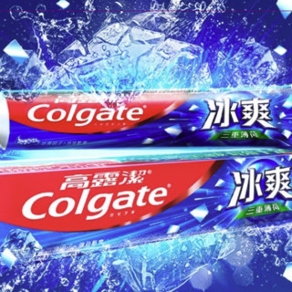 Colgate 高露洁 牙膏套装 (冰爽三重薄荷120g*3+冷萃龙井100g)