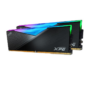 ADATA 威刚 XPG系列 龙耀LANCER DDR5 6000MHz RGB 台式机内存 灯条 黑色 32GB 16GB*2