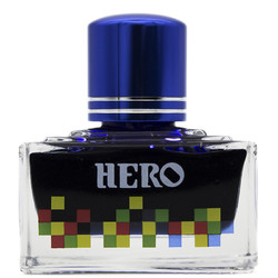 HERO 英雄（影音电器） 英雄 7110 钢笔彩色墨水 深蓝色 40ml