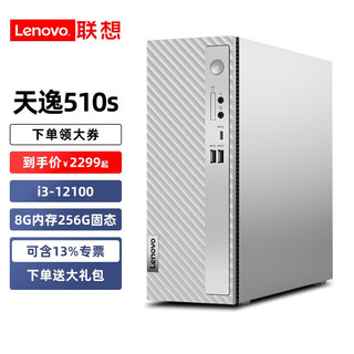 Lenovo 联想 天逸 510S 十代酷睿版 商用台式机 银色 (酷睿i3-10100、核芯显卡、8GB、1TB HDD、风冷)