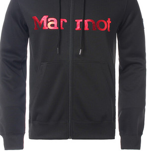 Marmot 土拨鼠 Revolver Hoody 男子户外卫衣 V51271-001 曜石黑 S