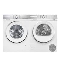 BOSCH 博世 6系列 WGB254X00W+WQB254D00W 热泵式洗烘套装 极地白