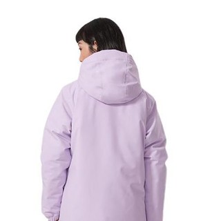 CAMEL 骆驼 女子冲锋衣 A1W118145-1 雪柔紫/无际白 XL