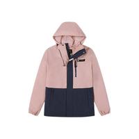 CAMEL 骆驼 女子冲锋衣 A1W118145-1 橡皮粉/墨蓝 XXL