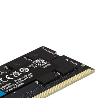 Crucial 英睿达 镁光 DDR5 4800MHz 笔记本内存 普条 黑色 32GB