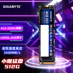 GIGABYTE 技嘉 M30 小雕 M.2 NVMe 固态硬盘 512GB