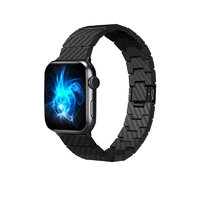 PITAKA Modern现代款 智能手表表带 黑色 纯碳纤维 全尺寸