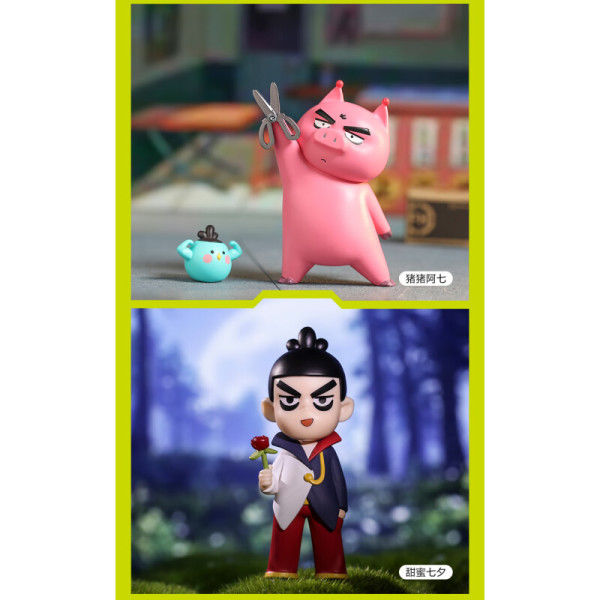 POP MART 泡泡玛特 伍六七经典人物变身系列手办 盲盒