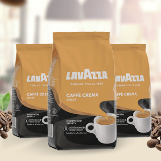 LAVAZZA 拉瓦萨 中度烘焙 奶香咖啡豆 1kg