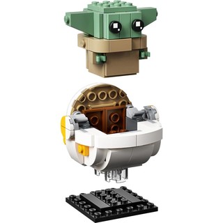 LEGO 乐高 BrickHeadz方头仔系列 75317 曼达洛人与尤达宝宝