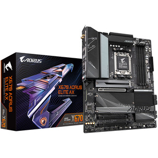 GIGABYTE 技嘉 X670 AORUS ELITE AX 小雕 主板 ATX（标准型）