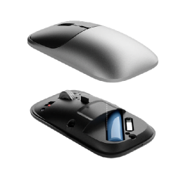 京东京造 jz001 双模无线鼠标 4000dpi 太空银