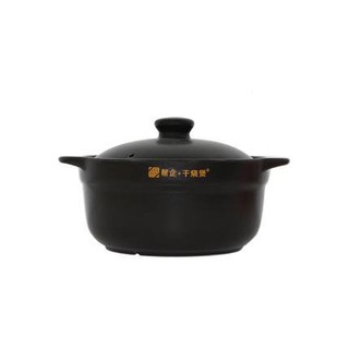 BANGQI CERAMIC 帮企陶瓷 砂锅(22cm、2.4L、陶瓷、黑)