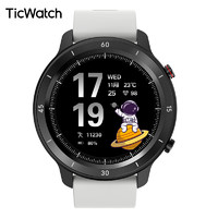 TicWatch GTX运动智能手表 心率监测/睡眠监测/健身/游泳防水/消息提醒/10天续航/表盘市场/太空灰