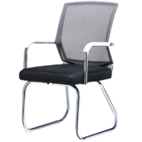PLUS会员：古雷诺斯 N121-05 弓形电脑椅 白黑色