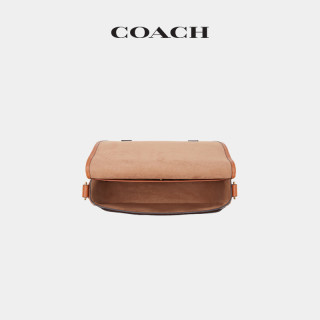 COACH/蔻驰女士马车图案印花FIELD信使包