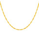 潮宏基 女士水波纹足金项链 约3.4g CX2009000220