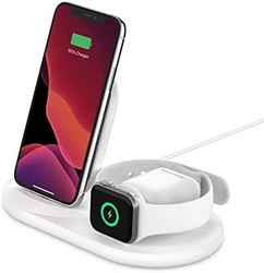 Belkin 无线充电器 充电支架 适用于 3 in 1 iPhone / Apple Watch / AirPods