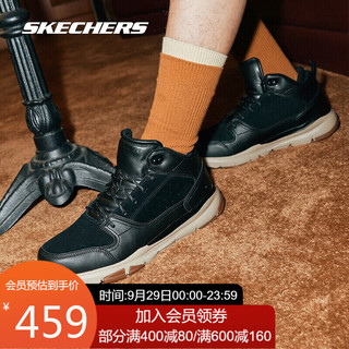 SKECHERS 斯凯奇 65731 男款休闲运动鞋 黑色/BLK 39.5