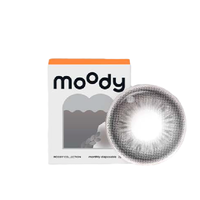 moody 精选系列 月抛软性亲水接触镜 #麦麦黑茶 2片 500度