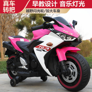 迪士尼 儿童电动摩托车3-6岁男童玩具男孩生日礼物女孩一女童7小孩三到四4小朋友5两宝宝1-2周岁 标配蓝色脚踩油门