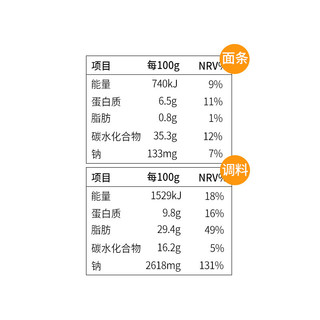 陈克明 面条 油泼辣子面476g（二人份）