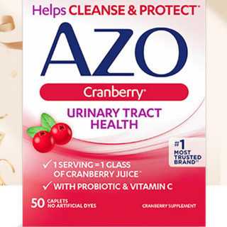 AZO 女性私护益生菌 维生素C  蔓越莓精华 50粒/盒